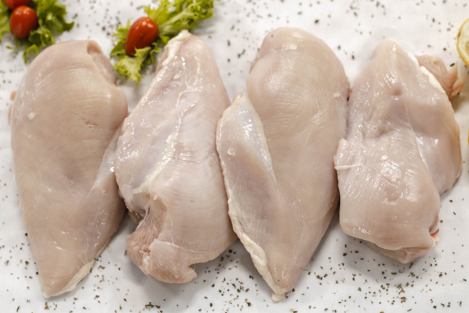 Alberta's Finest Boneless Skinless Chicken Breasts, 14 lbs@ $7.00 a lb. image 0